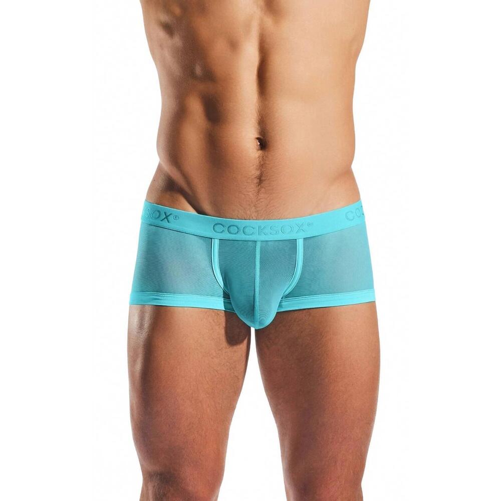 NEW COCKSOX men's mesh pull-on trunk in halo